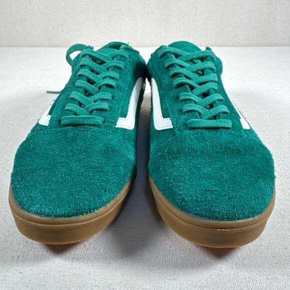 Vans Old Skool Hairy Suede Green Gum Sole Skate Shoes | NEW | Men 6 / Women 7.5 - Picture 6 of 10
